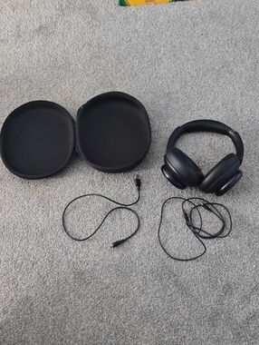 Soundcore Over-Ear Black Wireless Headphones with Carrying Case